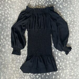 Black Off the Shoulder Dress